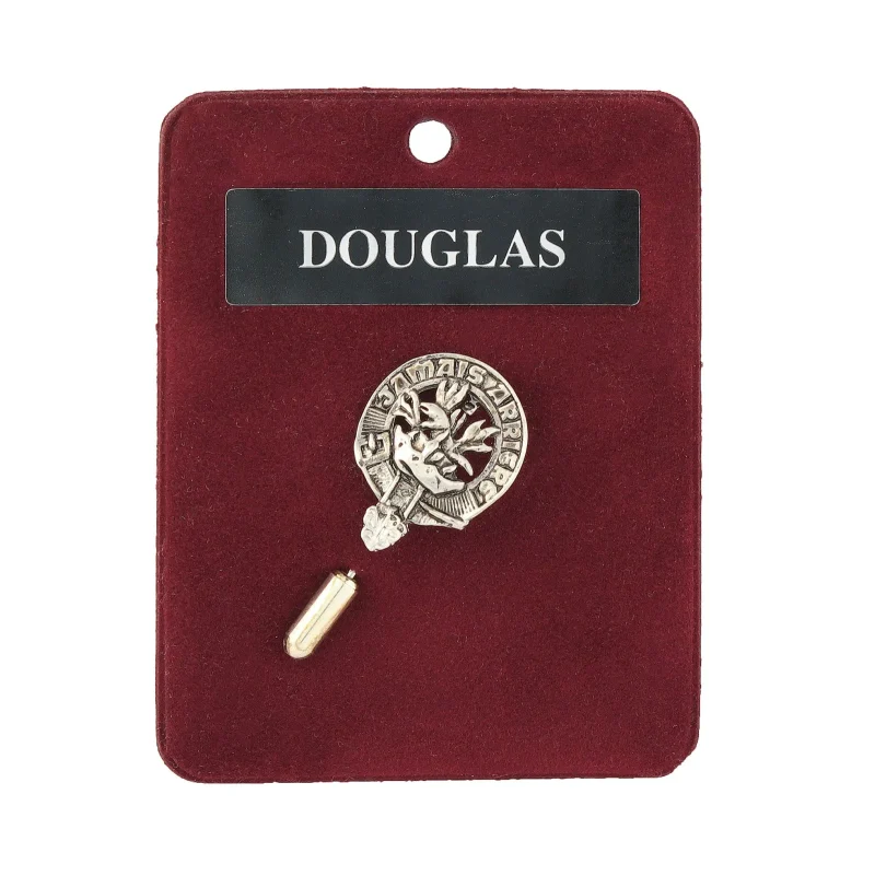 elegant douglas fir lapel pin art pewter