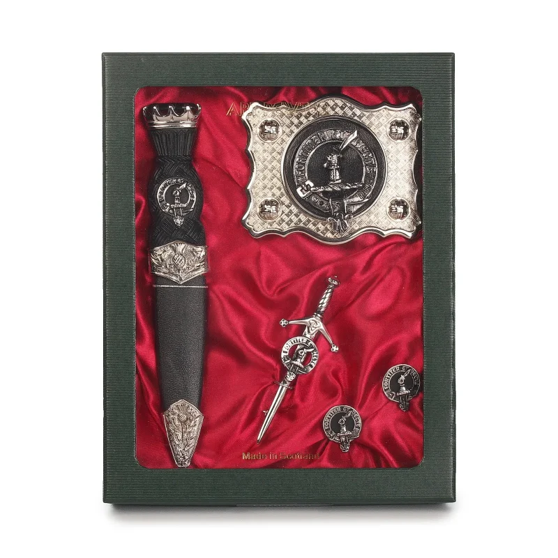 elegant elliot clan pewter art set