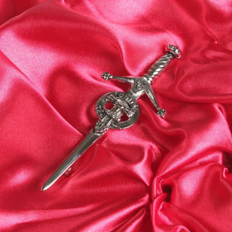 elegant pewter kilt pin brodie design