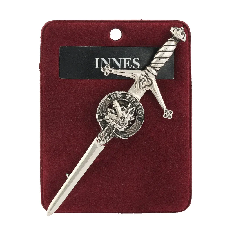 elegant pewter kilt pin innes design