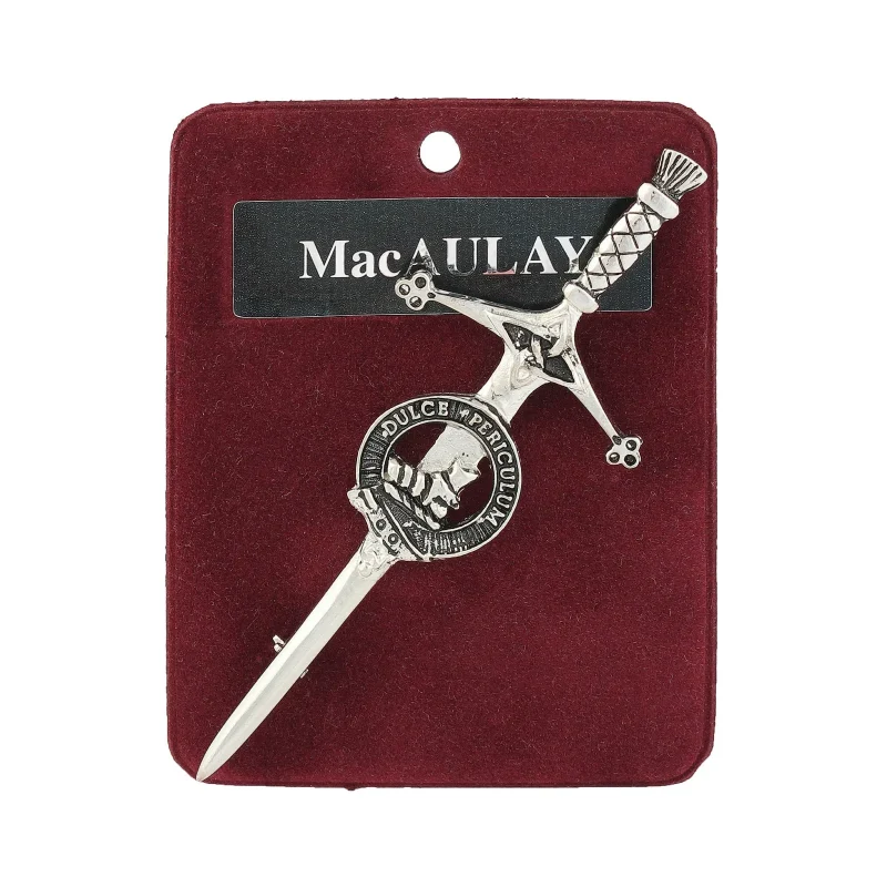 elegant pewter kilt pin macaulay design