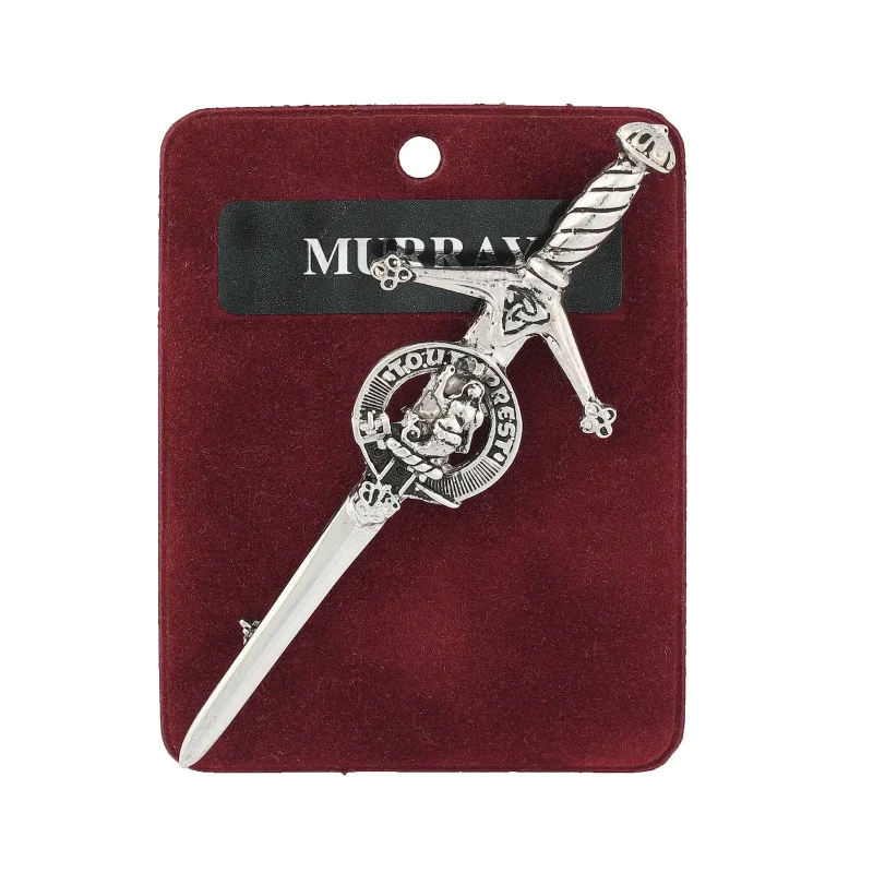 elegant pewter kilt pin murray design