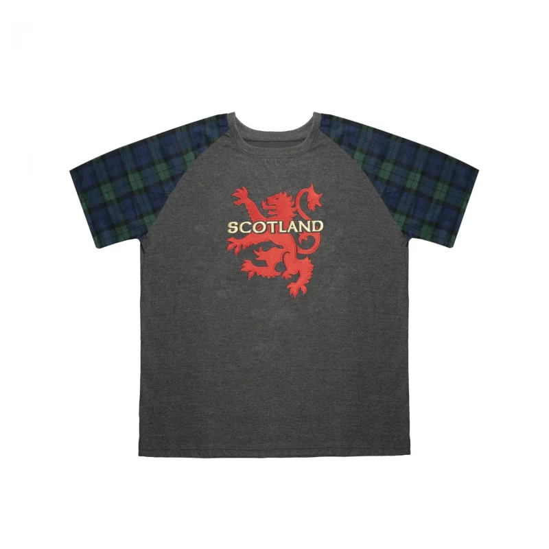 embroidered lion scot blackwatch sleeve t shirts