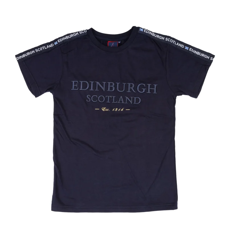 embroidered scottish flag t shirt