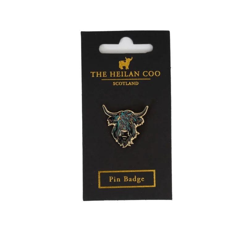 enamel pin badge heilan coo design