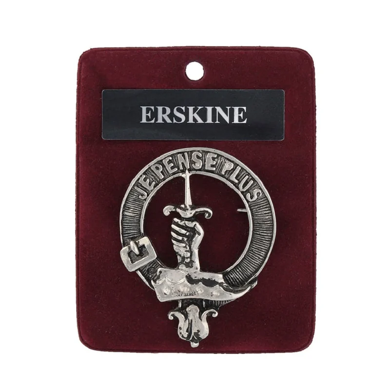 erskine clan crest badge