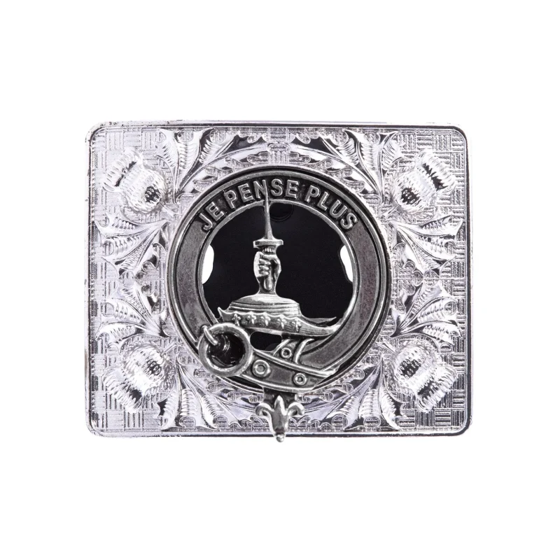 erskine clan crest belt buckle