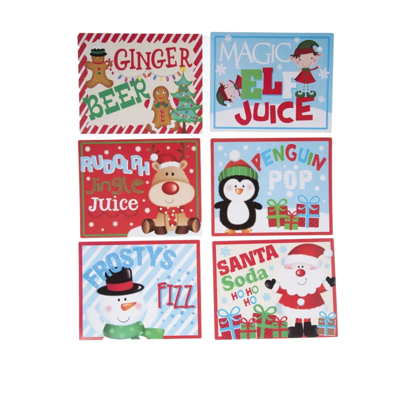 festive soda xmas stickers