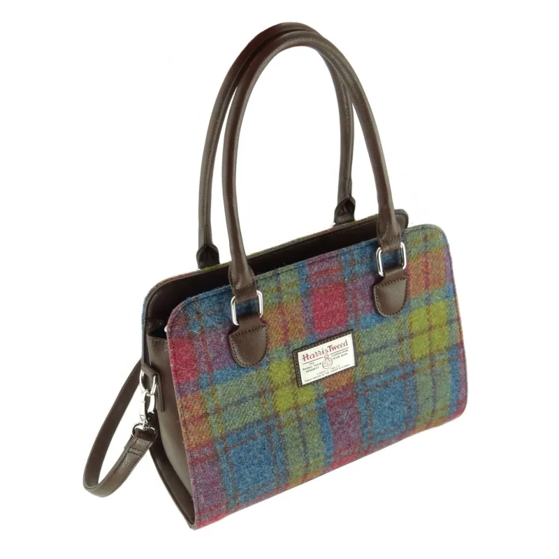 findhorn tartan tote bag multi color