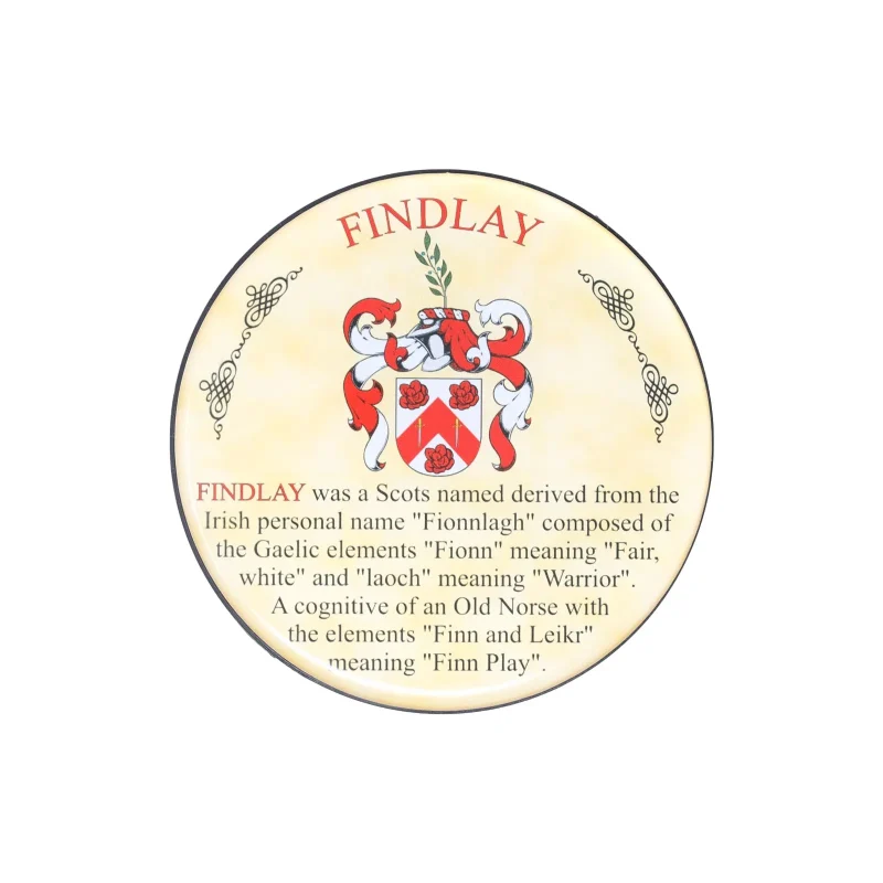 findlay heraldic decorative coasters