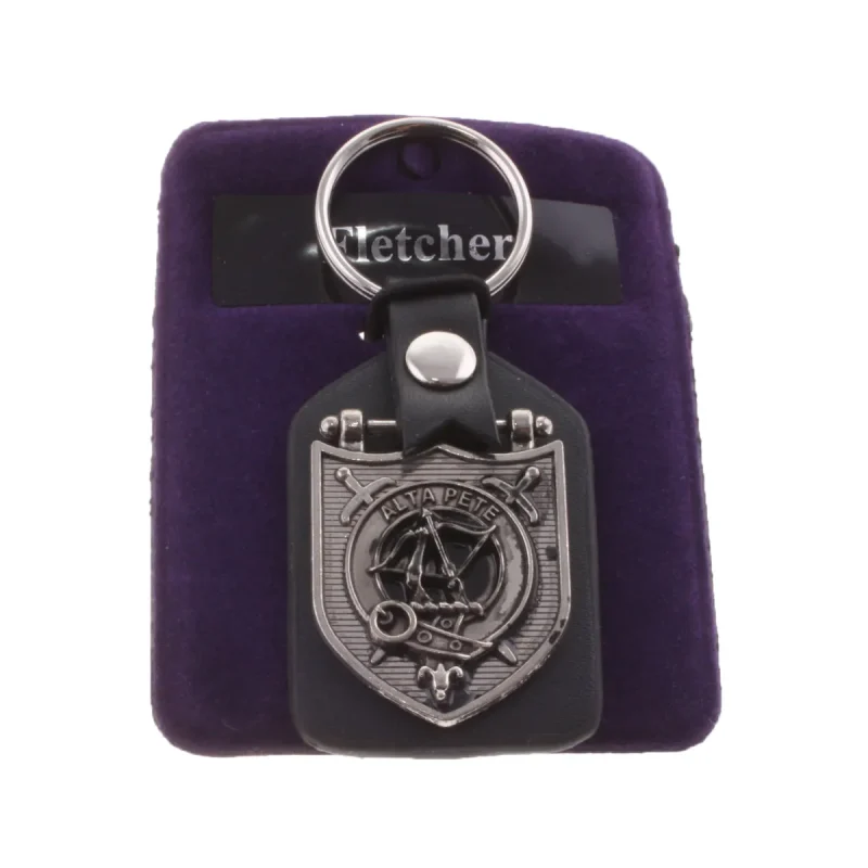 fletcher clan crest keyring