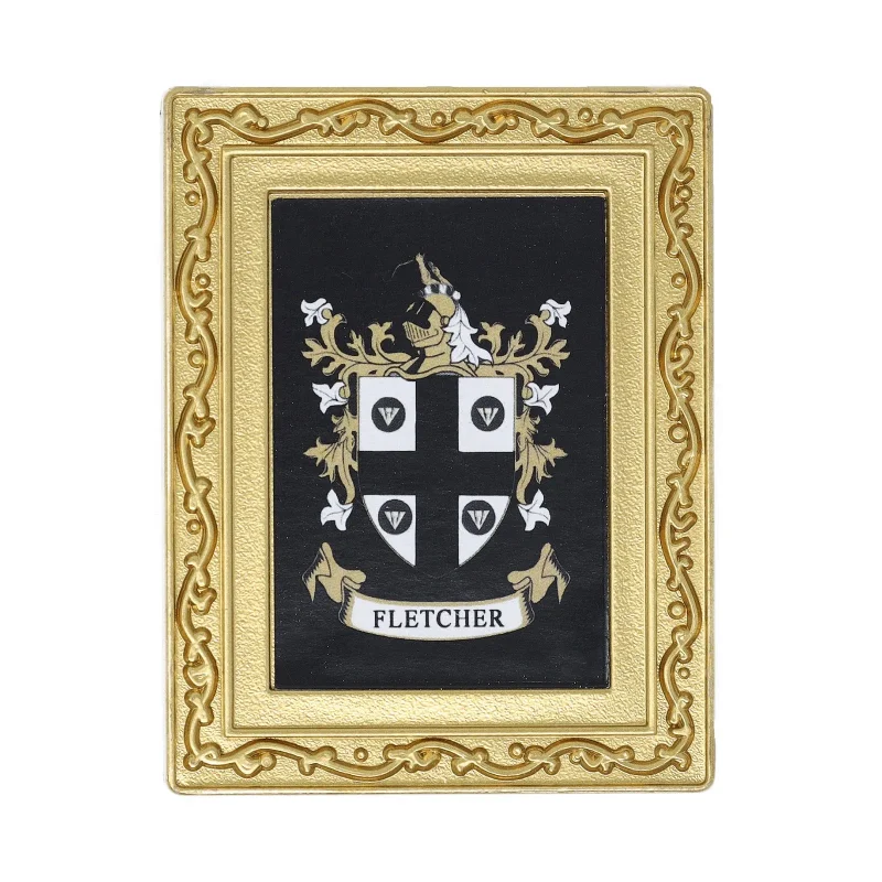 fletcher coat of arms fridge magnet