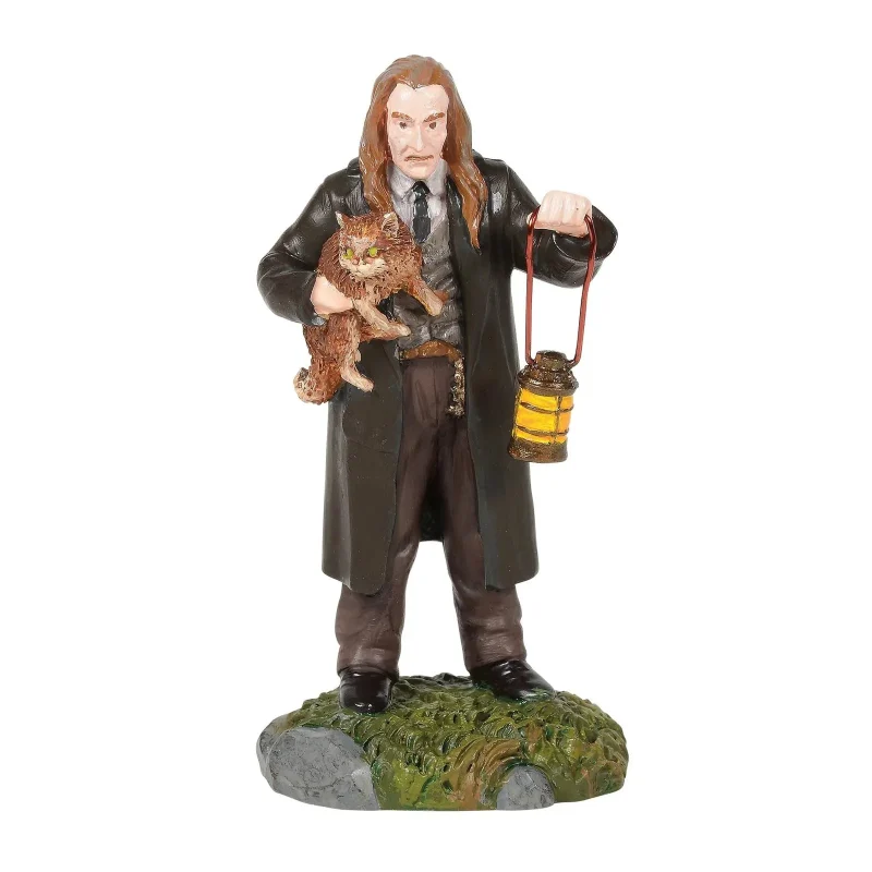 flic and mrs norris harry potter figurine