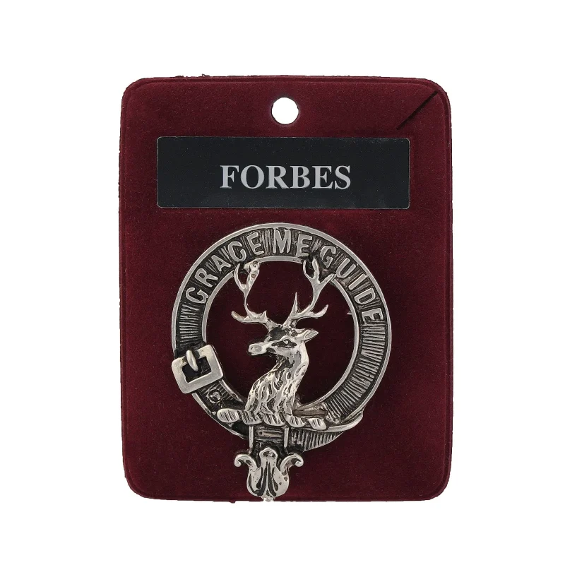 forbes clan badge in pewter