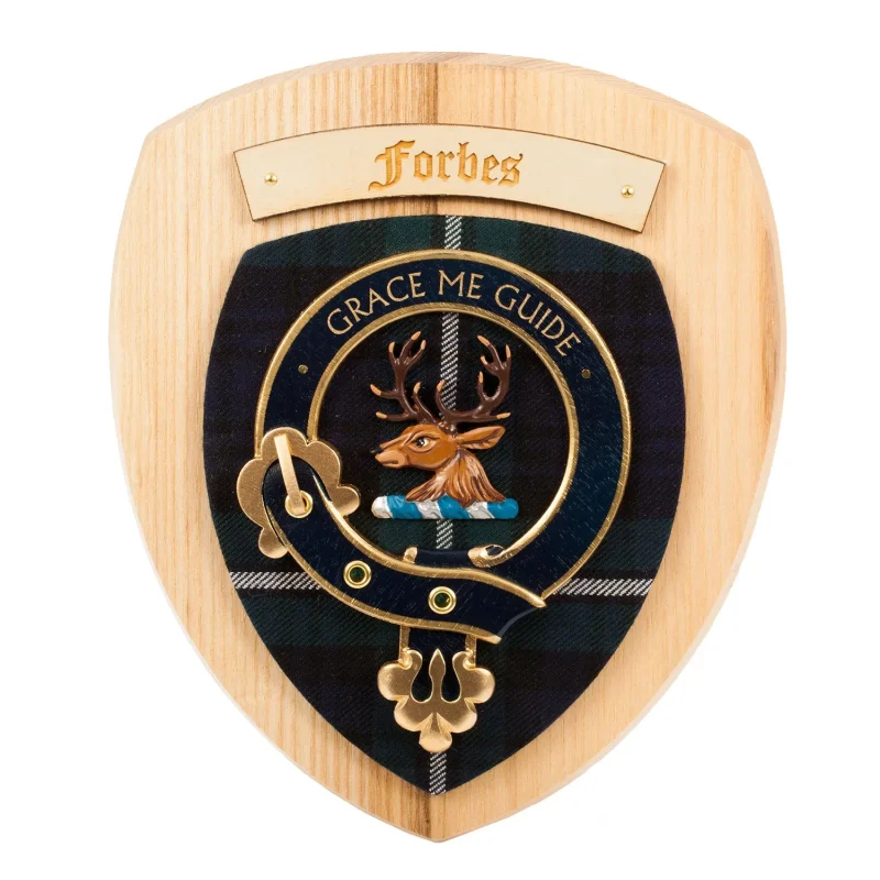 forbes clan wall plaque