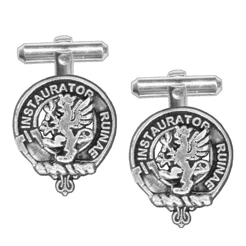 forsyth clan crest cufflinks