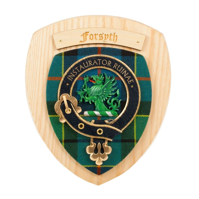 forsyth clan wall plaque