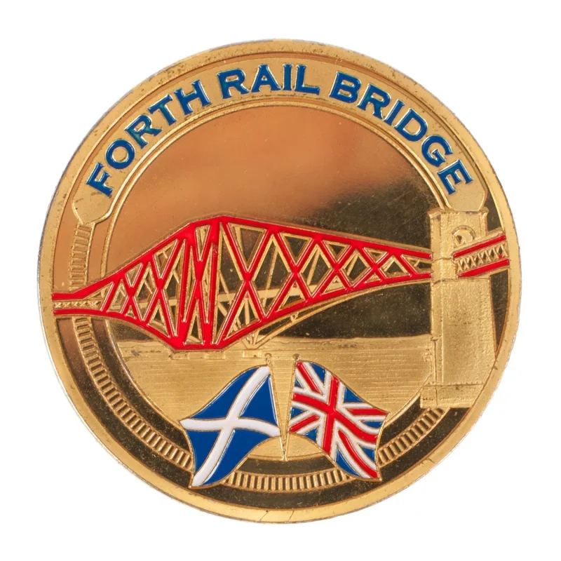 forth rail bridge coin magnet