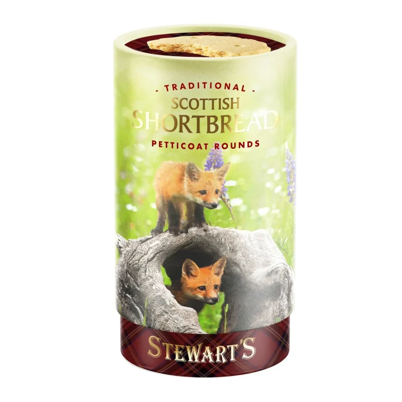 fox cubs shortbread treats stewart s tube