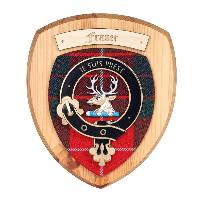 fraser clan wall plaque