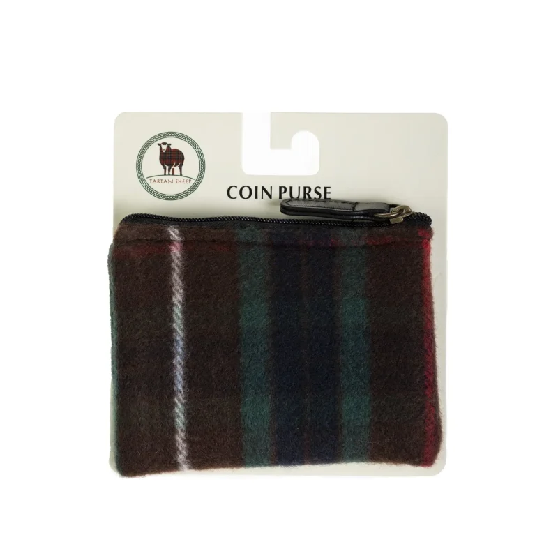 fraser hunting clan tartan purse