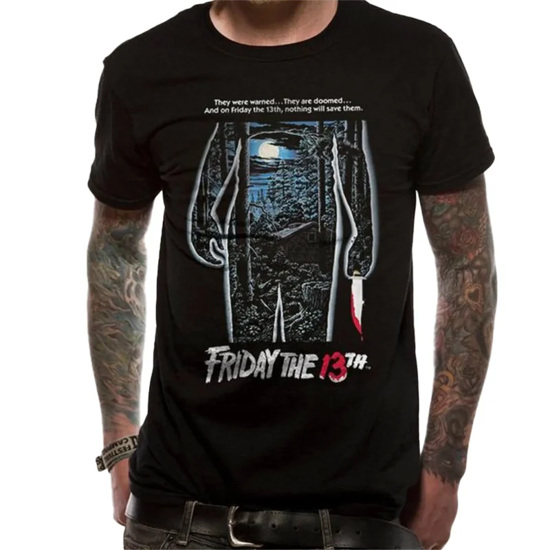 friday the 13th horror movie graphic tee