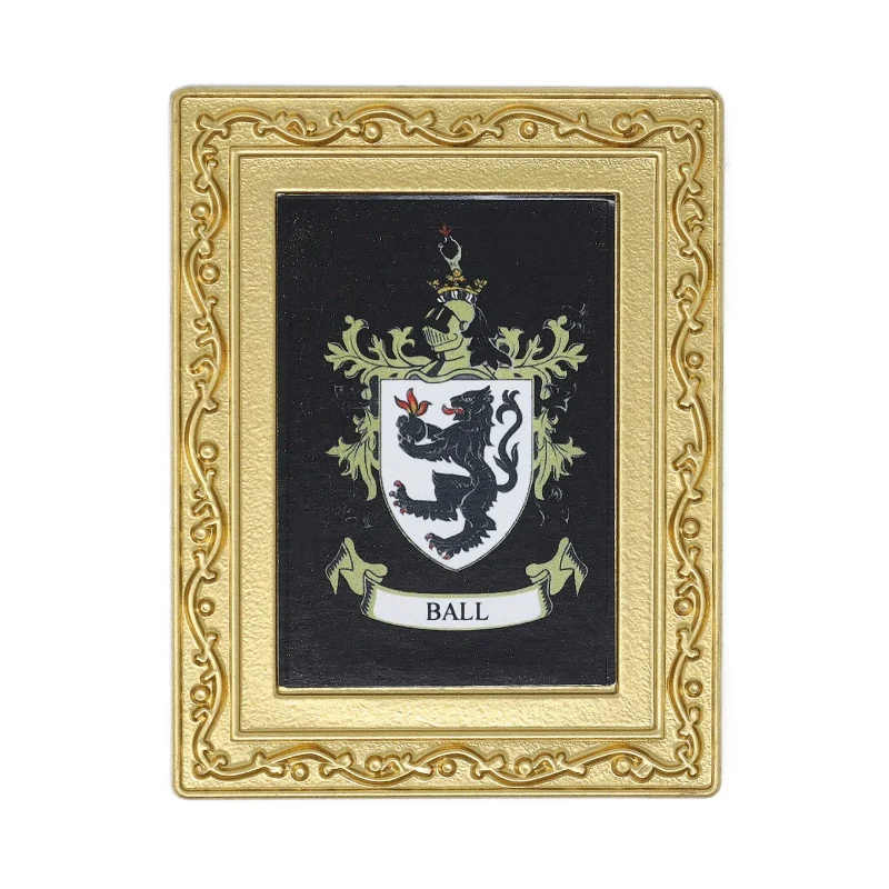 fridge magnet ball coat of arms design