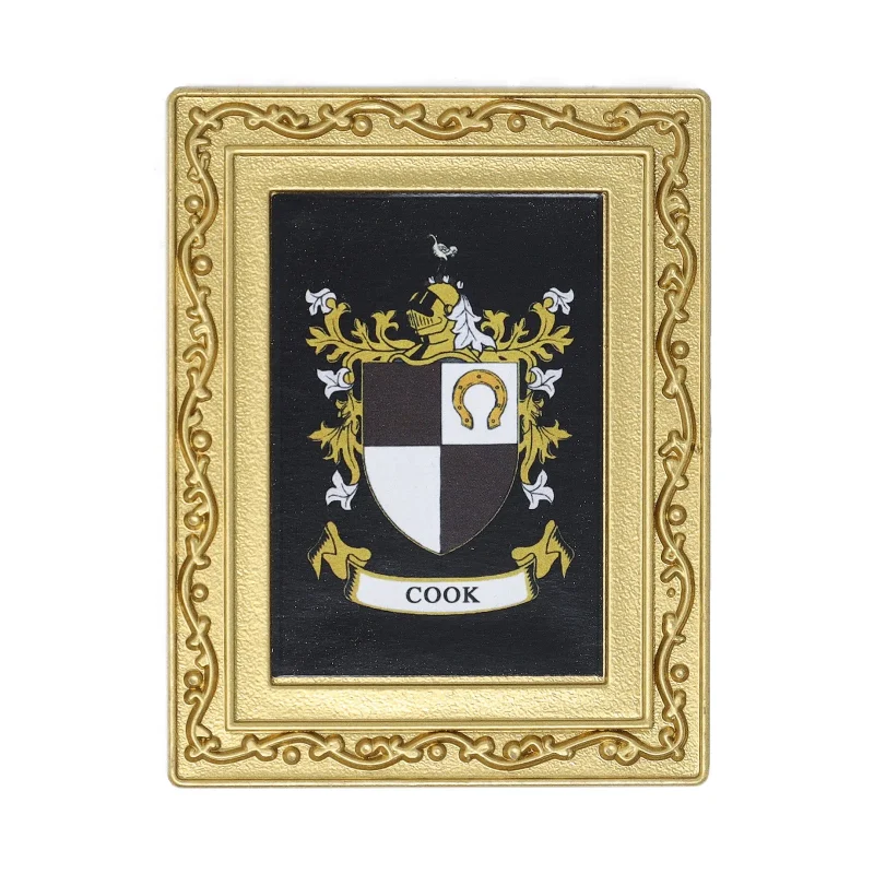 fridge magnet cook coat of arms