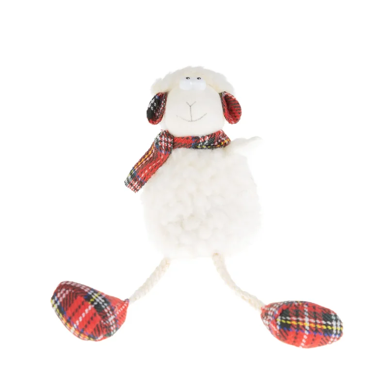 furry mini sheep plush toy