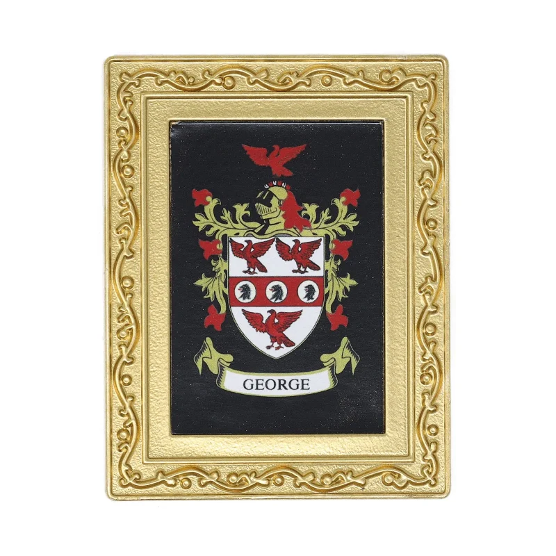 george coat of arms fridge magnet