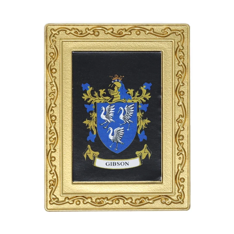 gibson coat of arms fridge magnet