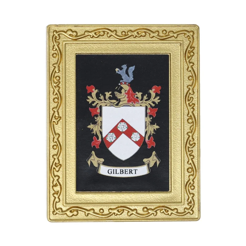 gilbert coat of arms fridge magnet