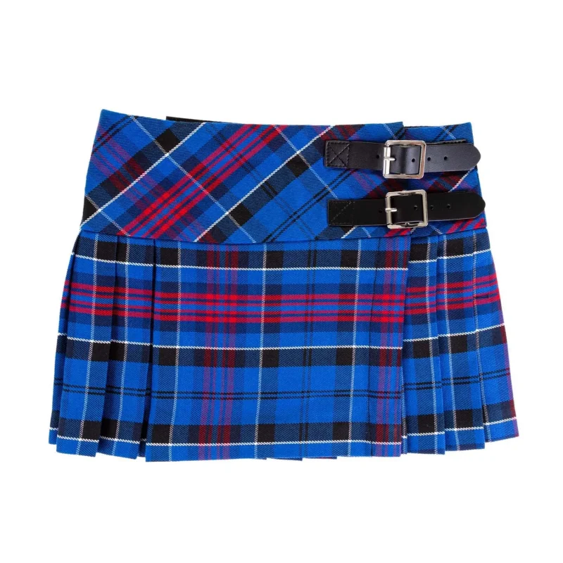 girls billie tartan kilt ibrox district