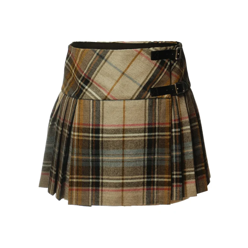 girls billie tartan kilt la check