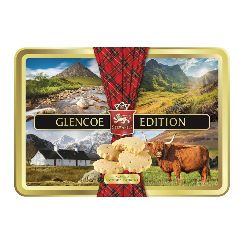 glencoe edition tartan shortbread by stewarts