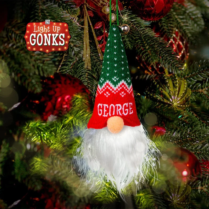 glowing gonks george ornament