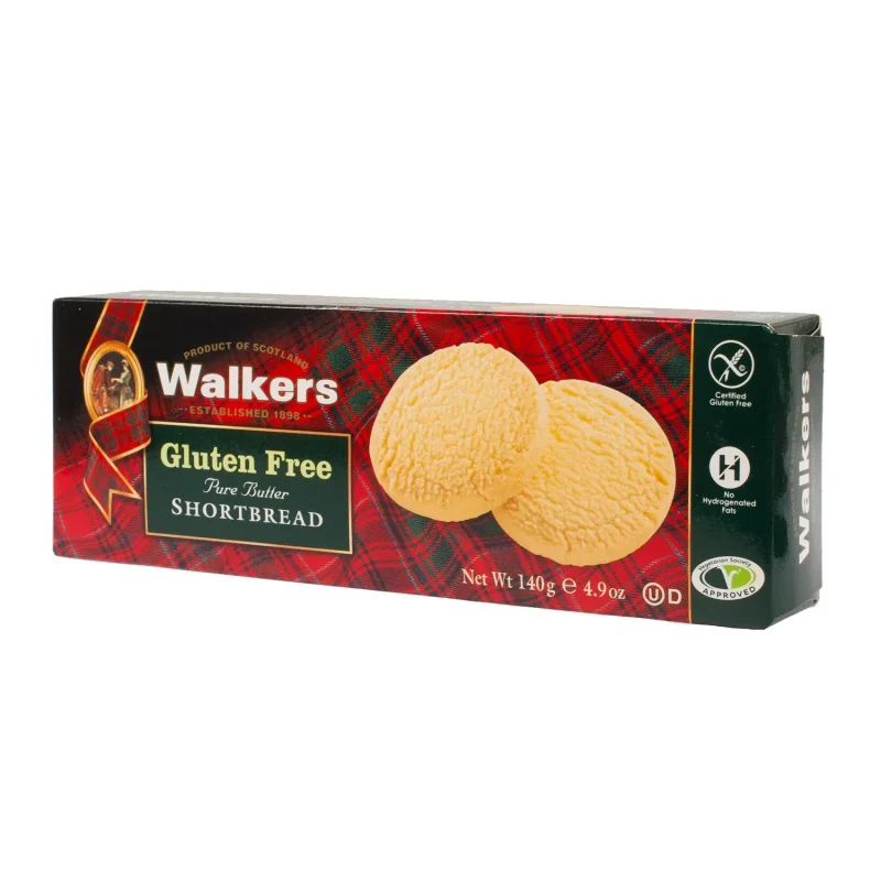 gluten free walkers pure butter shortbread