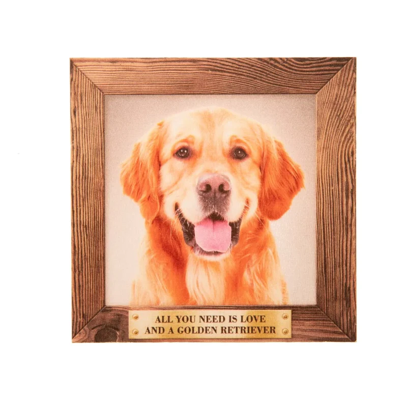 golden retriever fridge magnet large