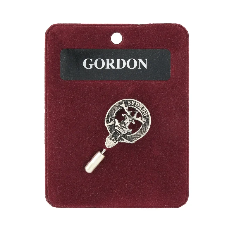 gordon art pewter lapel pin