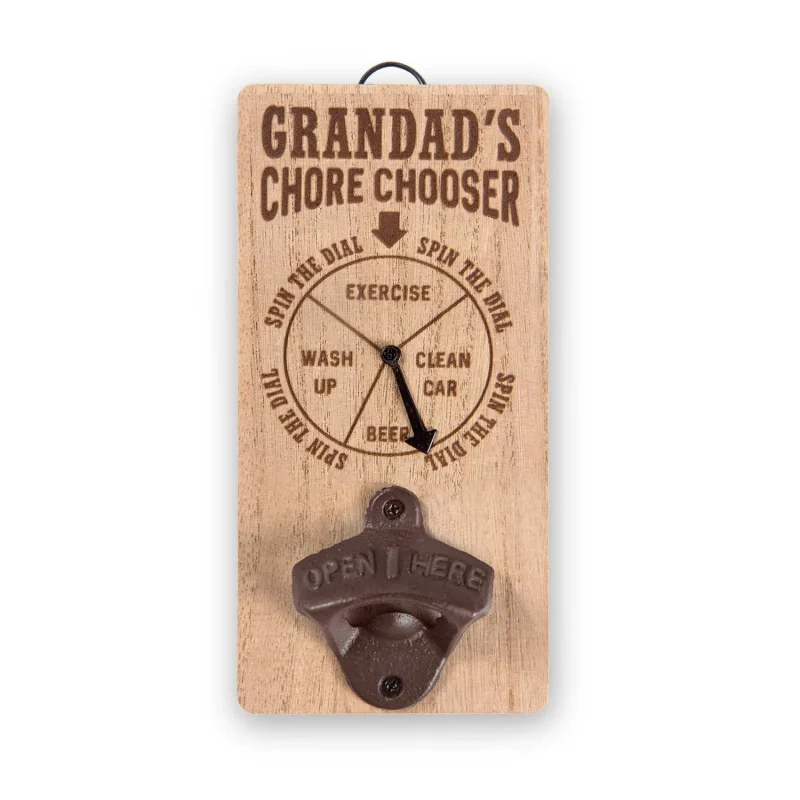 grandad s chore chooser bottle opener