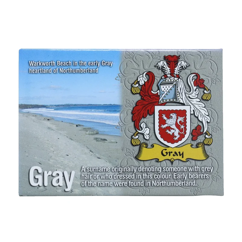 gray metallic wales ni eng scenic magnet