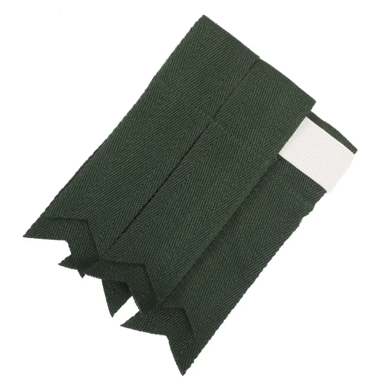 green wool plain flashes standard