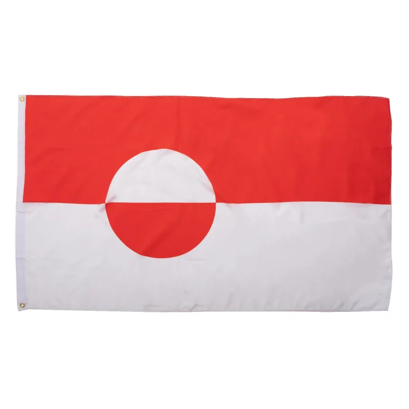 greenland flag 5x3 feet