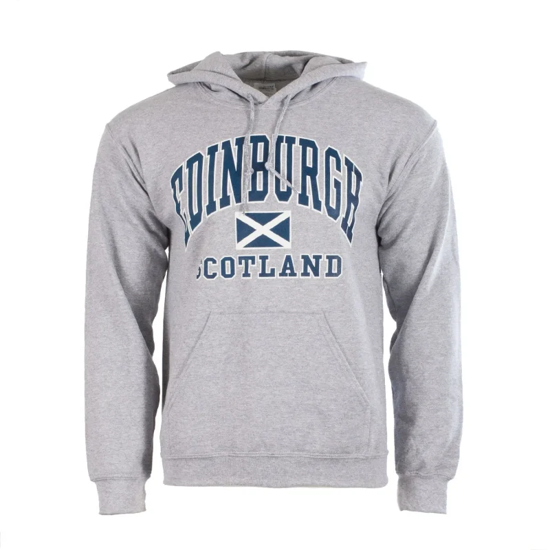 grey edinburgh harvard hooded sports top