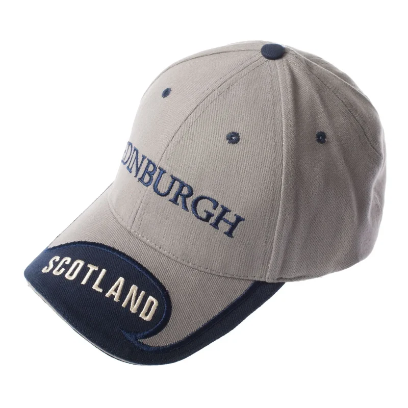 grey edinburgh scotland baseball cap