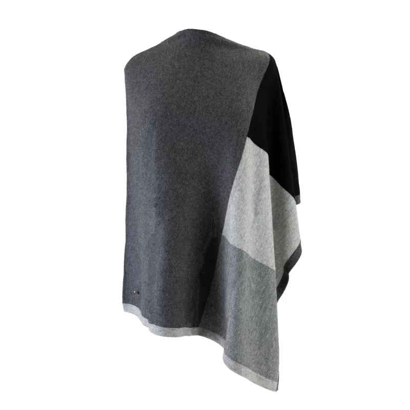 grey mix cashmere poncho 30 cashmere soft stylish