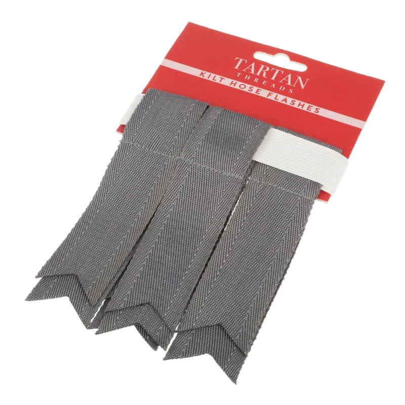 grey wool plain flashes standard