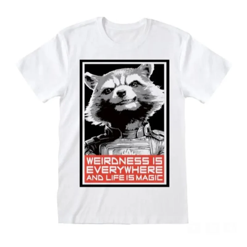 guardians of the galaxy vol 3 red rocket graphic tee