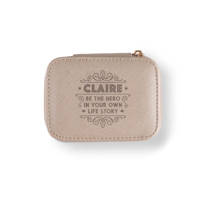 h h claire jewelry case