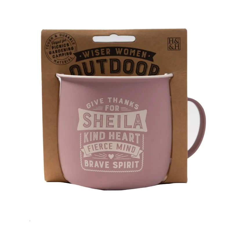 h h sheila outdoor mug